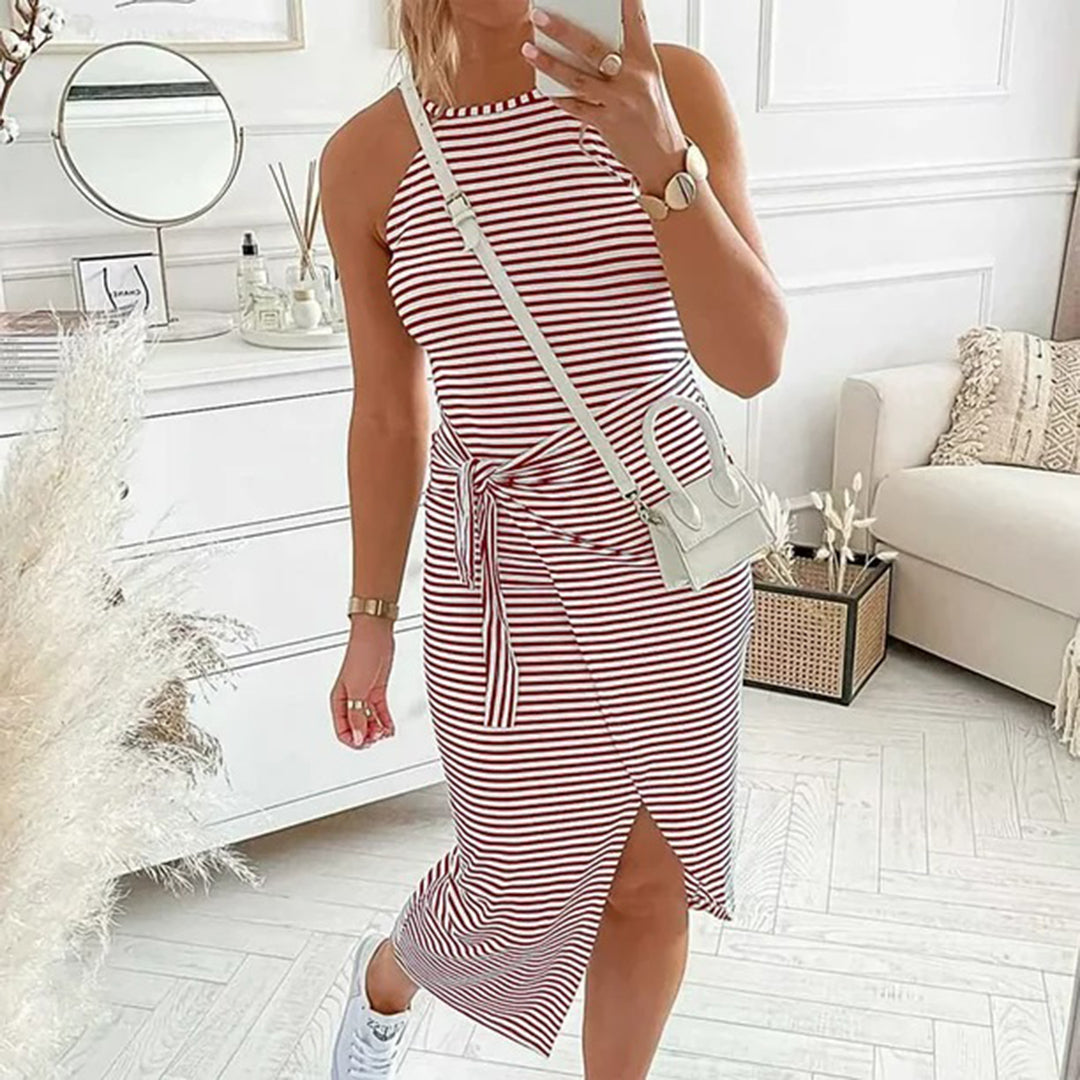 Ozlem Stylish Midi Dress for Women Effortless Chic Look