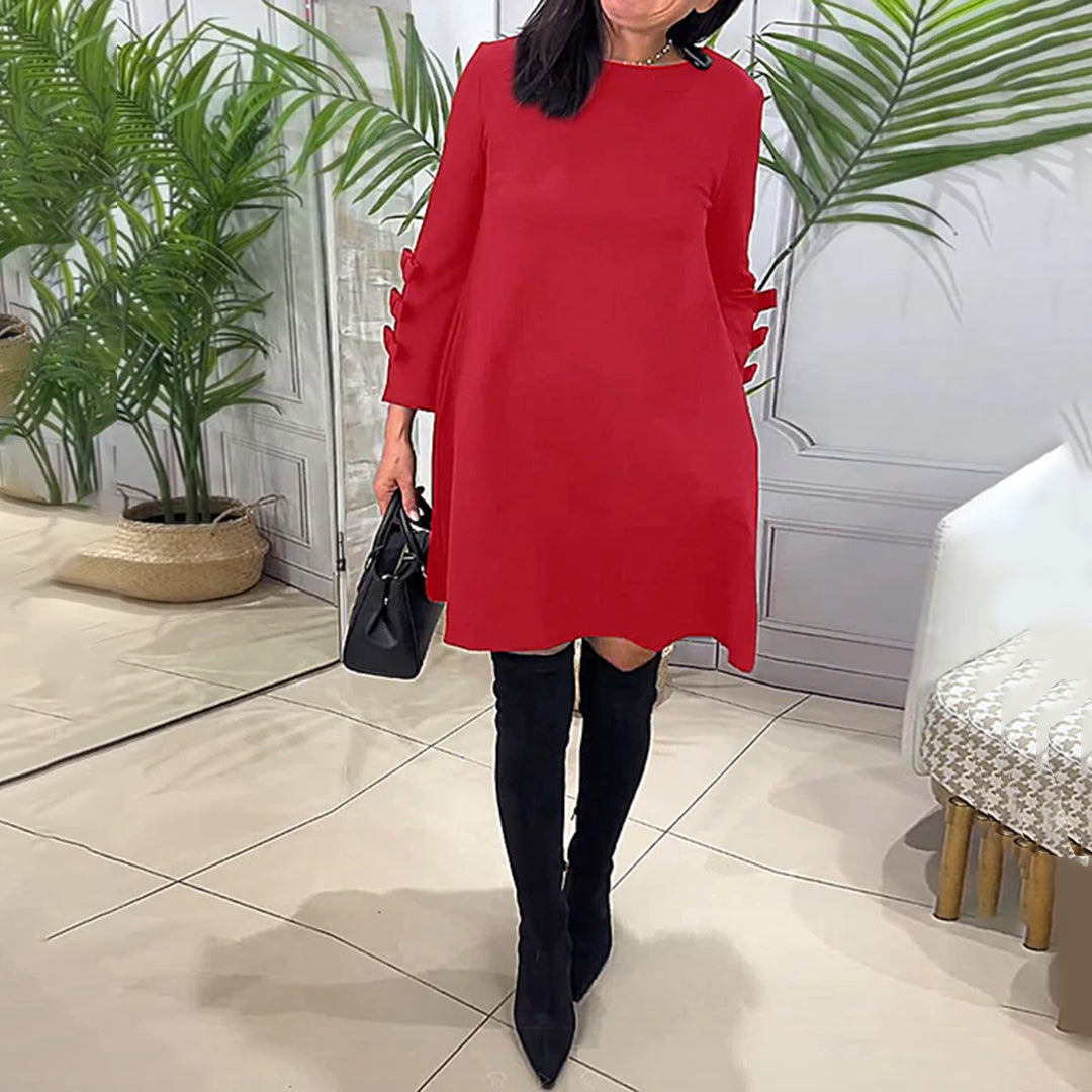 Pada Casual Dress with Long Sleeves for Women Flattering Modern Fit