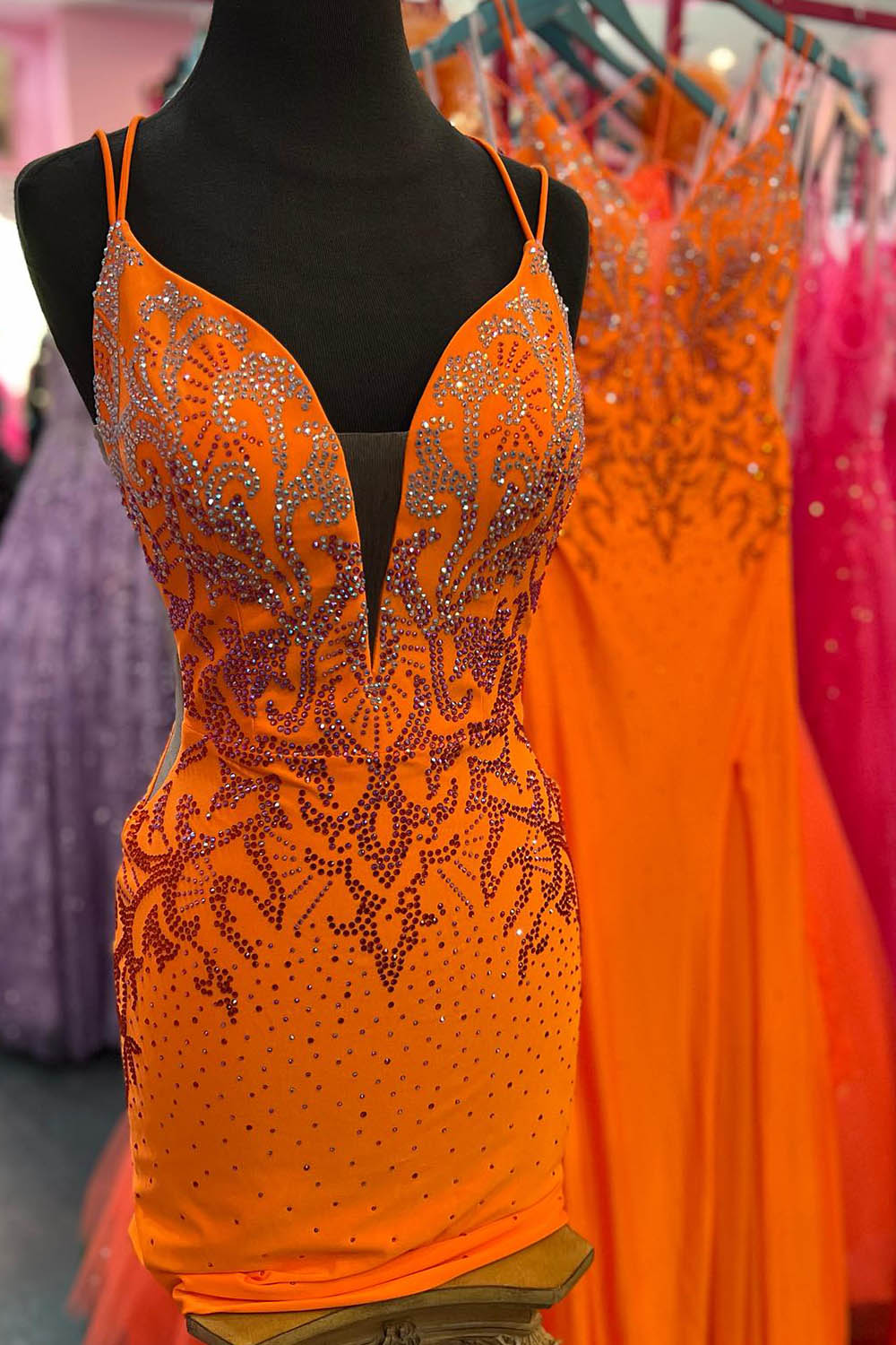 Royal Blue Homecoming Dresses Lace-Up Back Sequin Tight Short Cocktail Dresses