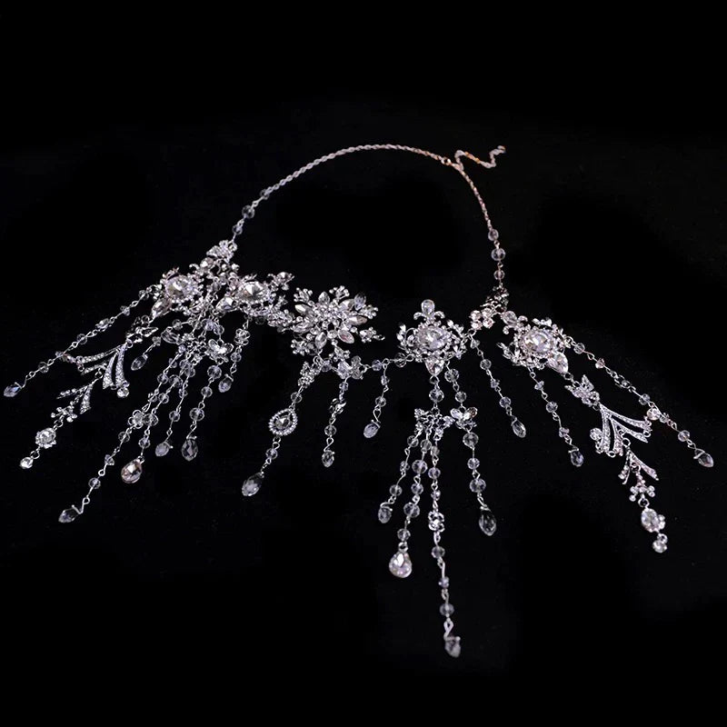 Wedding Hair Accessories Crystal Rhinestones Headband Headpiece For Brides Party Dinner Dress Hairband Headwear Bridal Jewelry