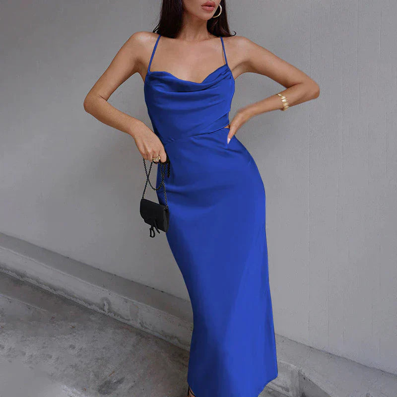 Claire Effortless Fashion Midi Dress Evening Wear Edit