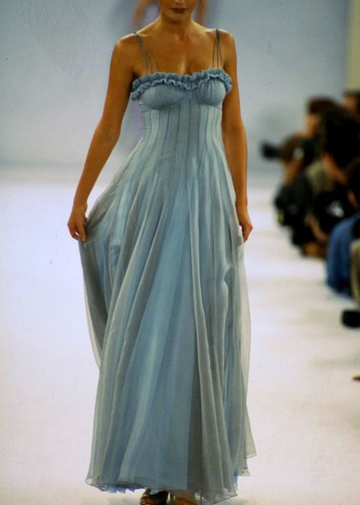 Vintage Spaghetti Straps Tulle Evening Dress A Line Prom Dress Y8191 - VelvetHem