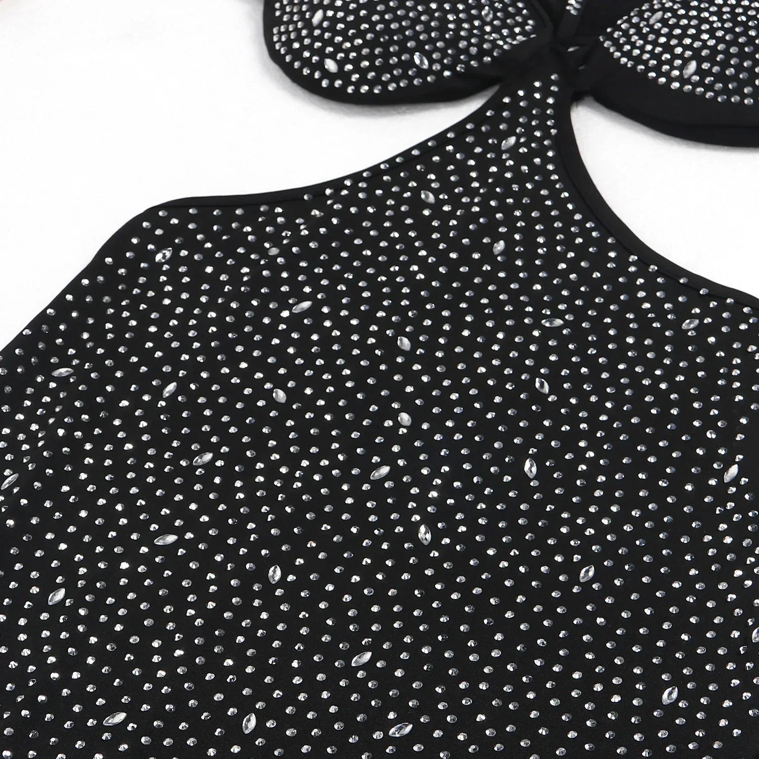 Spaghetti Strap Mesh Black Long Dress