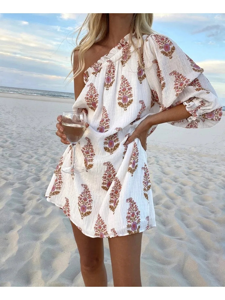 Cristina Timeless Asymmetrical Mini Dress Evening Wear Edit