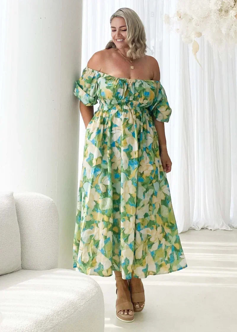 Eugenia Timeless Summer Maxi Dress Chic Silhouette Collection