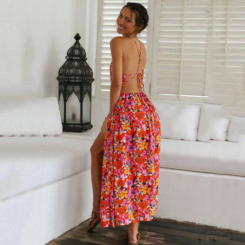 Oriane Floral Maxi Dress for Women Soft Comfortable Fit