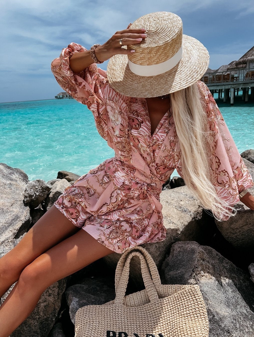 Josefina Exclusive Beach Play Dress for Women Evening Wear Edit