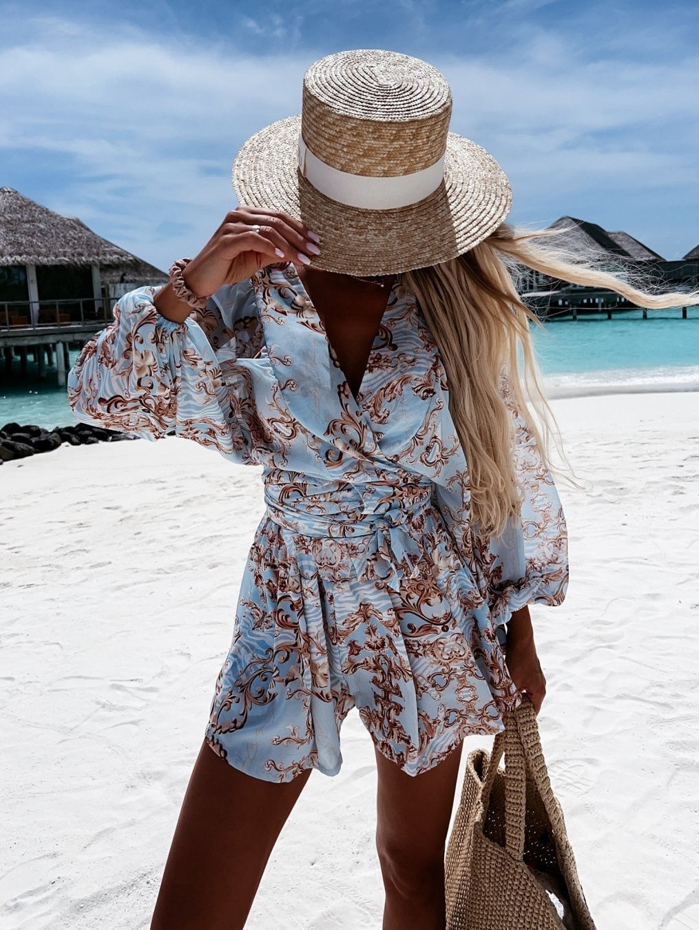 Josefina Exclusive Beach Play Dress for Women Evening Wear Edit
