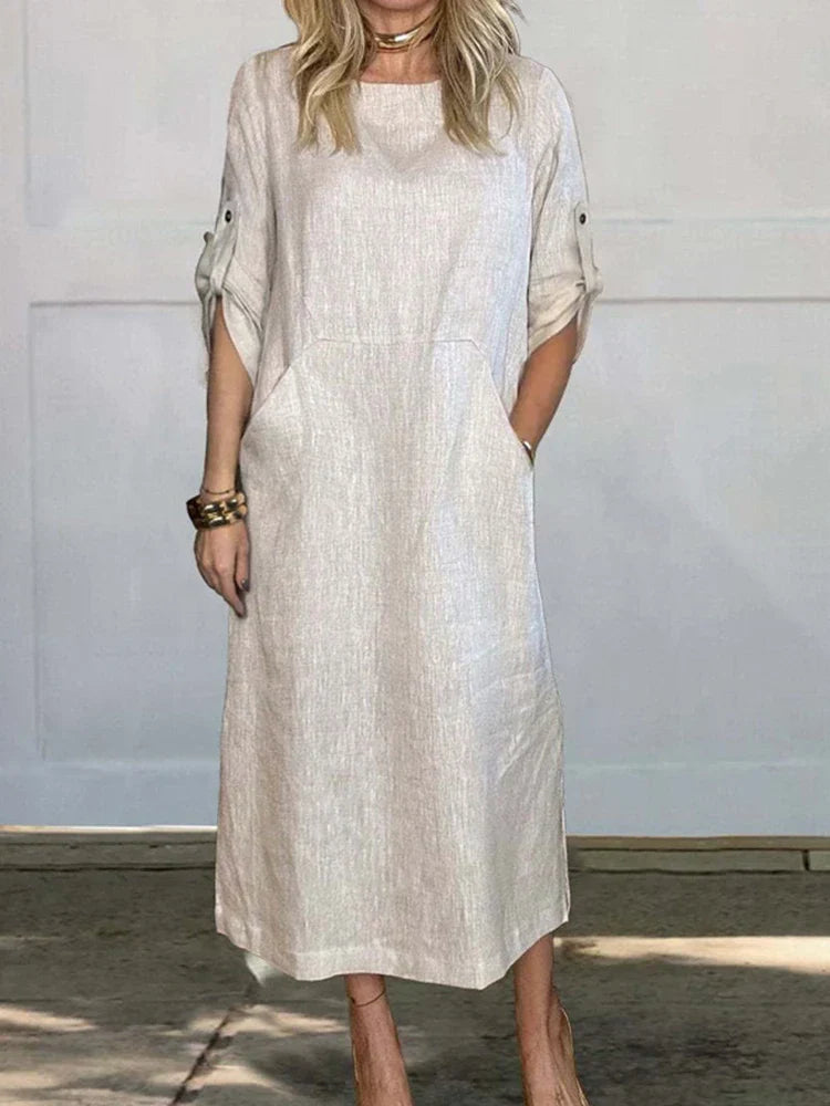 Consolación Sweater Dress with Pockets for Women Relaxed Modern Fit