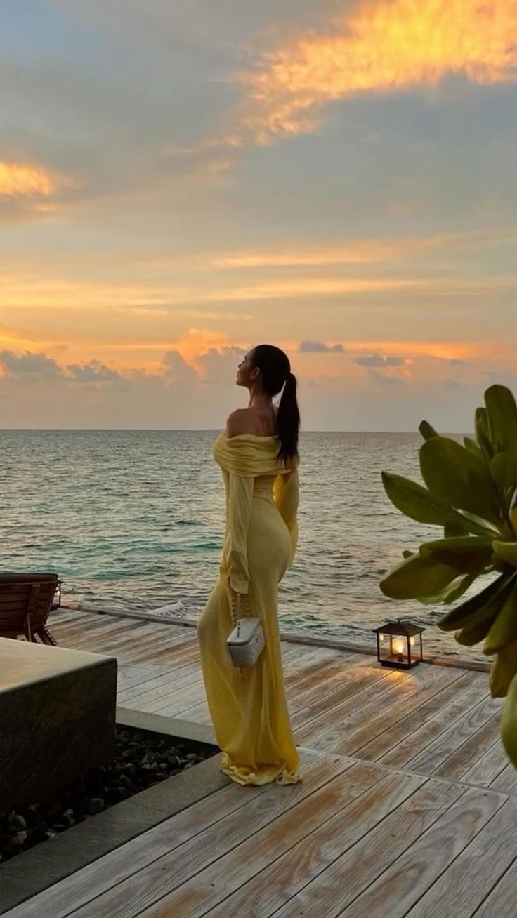 Classy Mermaid Off The Shoulder Yellow Long Sleeves Evening Dress Prom Dresses - View 2 | VelvetHem