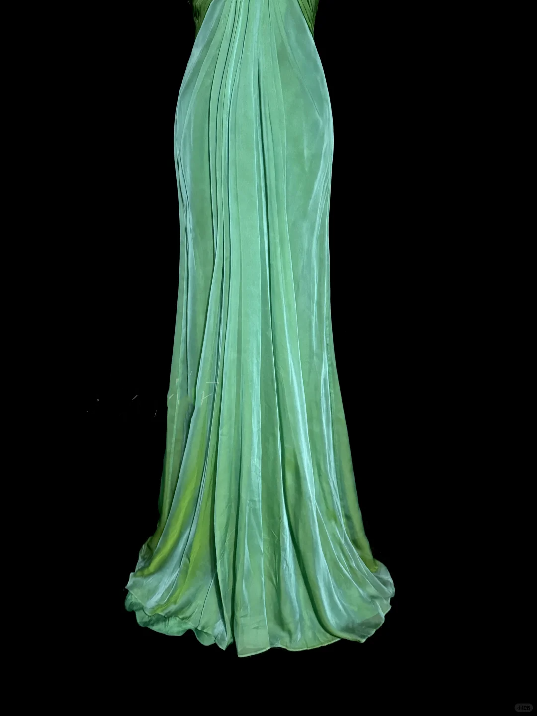 Vintage Mermaid Sweetheart Green Long Prom Gown Fairy Prom Dresses - View 5 | VelvetHem
