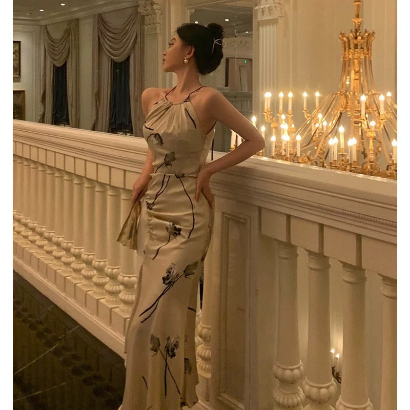 Gorgeous Sheath Halter Date Night Dress Prom Dresses Party Dress Birthday Outfits - View 4 | VelvetHem