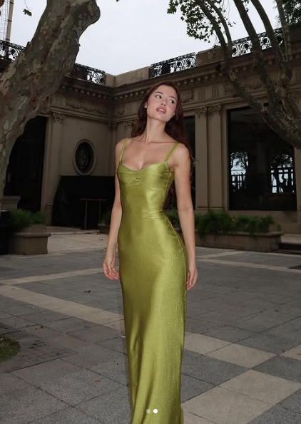 Elegant Sheath Straps Green Long Prom Dress Evening Dress Y8018