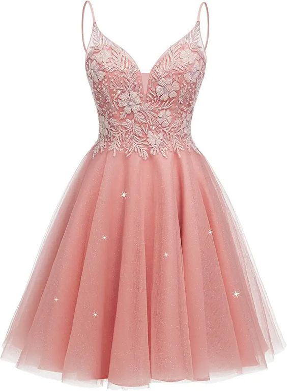 Sparkly Tulle Homecoming Dresses for Teens Mini Cocktail Dress Y2411