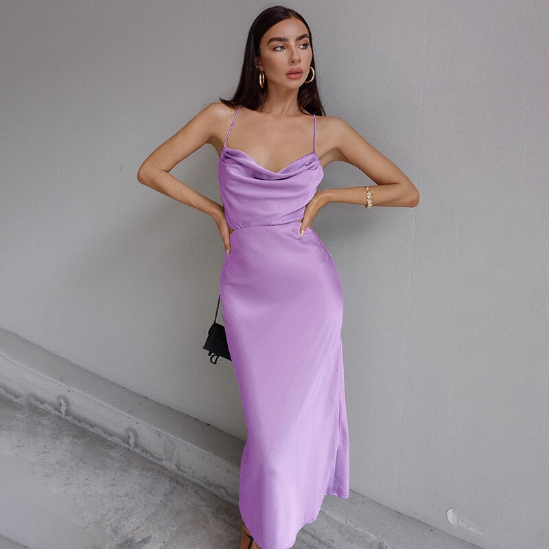 Claire Effortless Fashion Midi Dress Evening Wear Edit