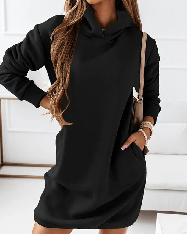 Erendira Hooded Dress for Women Feminine Flowy Style