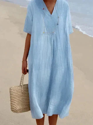 Francisca Exclusive Linen Dress Boutique Collection