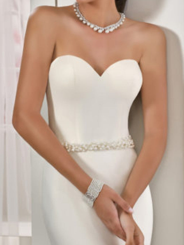 Sexy Two Piece A-Line Beach Wedding Dresses Jewel Lace Tulle Half Sleeve Bridal Gowns See-Through Backless Sweep Train
