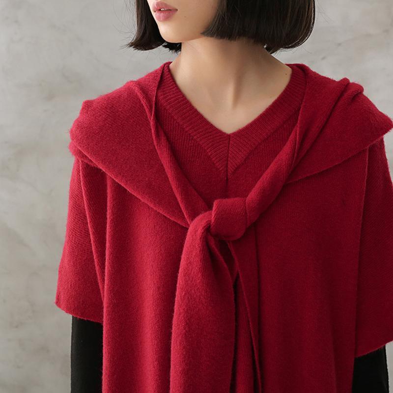 Short Sleeve Pure Color Knit Dress