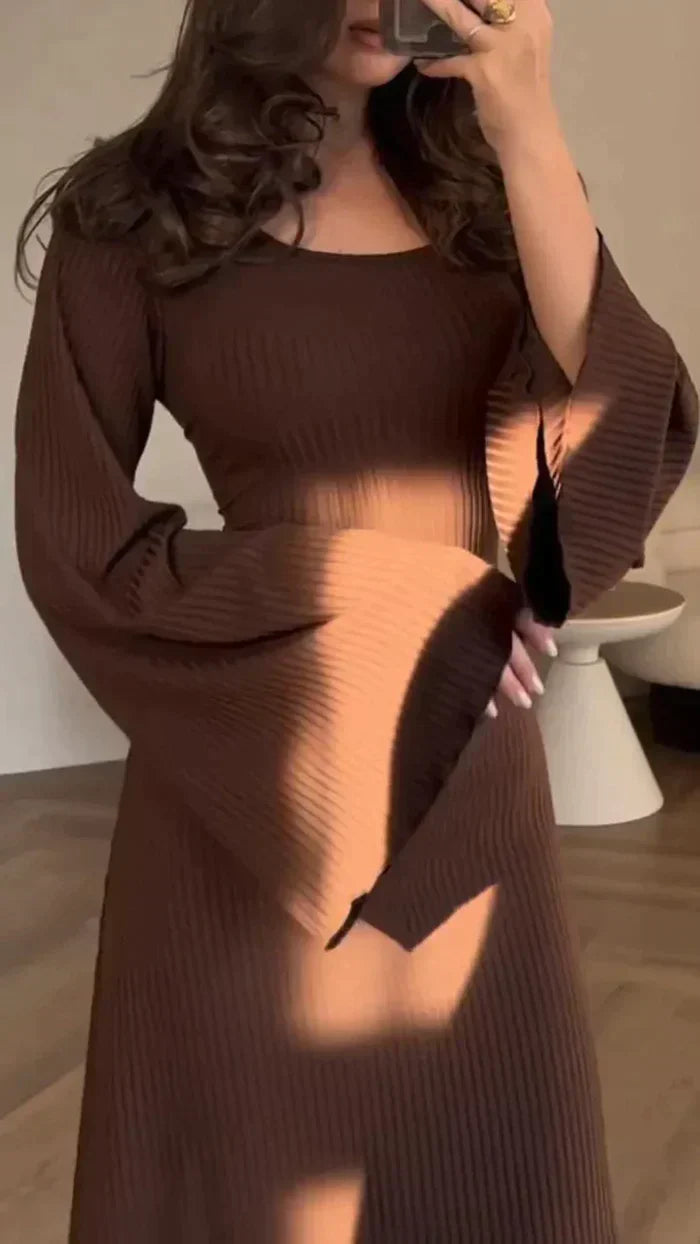 Elvira Elegant Bodycon Maxi Dress for Women Comfortable Daily Wear