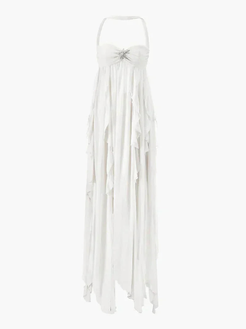 Dorine Ruffle Maxi Dress