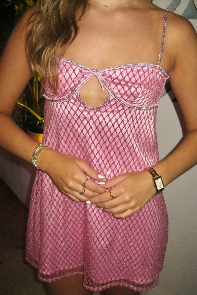 Sparkly A Line Spaghetti Straps Gold Sequins Short Homecoming Dress with Keyhole