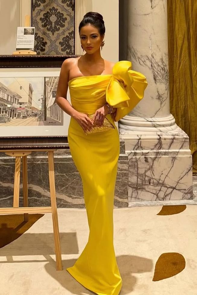 Strapless Sleeveless Long Mermaid Evening Formal Dress With Pleated