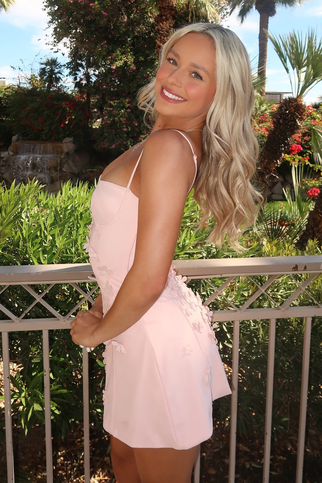 Stylish A Line Spaghetti Straps White Short Homecoming Dress with Appliques
