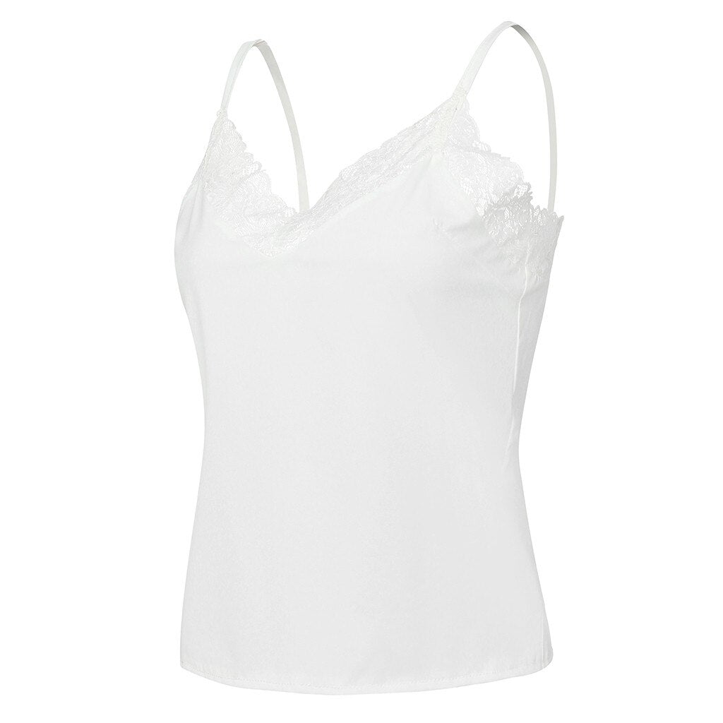 Spaghetti Strap Top Lace Cami