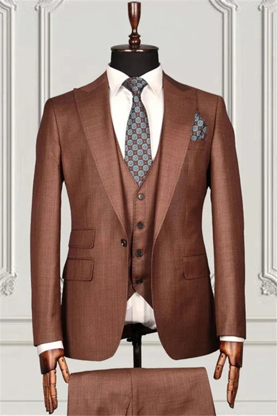 Suzhoufashion Newest Three Pieces Best Fitted Prom Men Suits