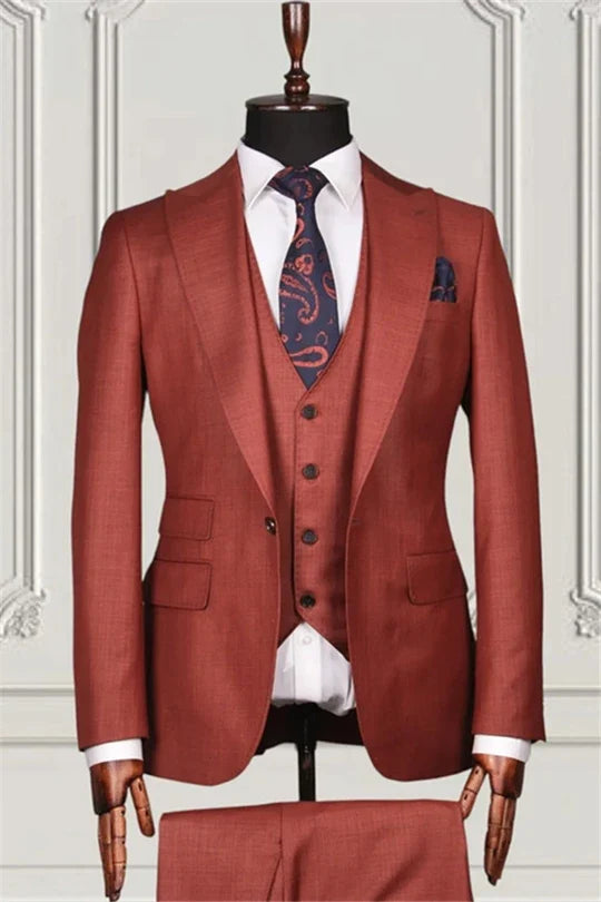 Suzhoufashion Single Breasted Close Fitting Formal Suits For Men