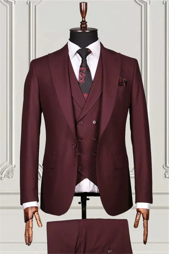 Suzhoufashion Three Piece Single Breasted Bespoke Men Suits