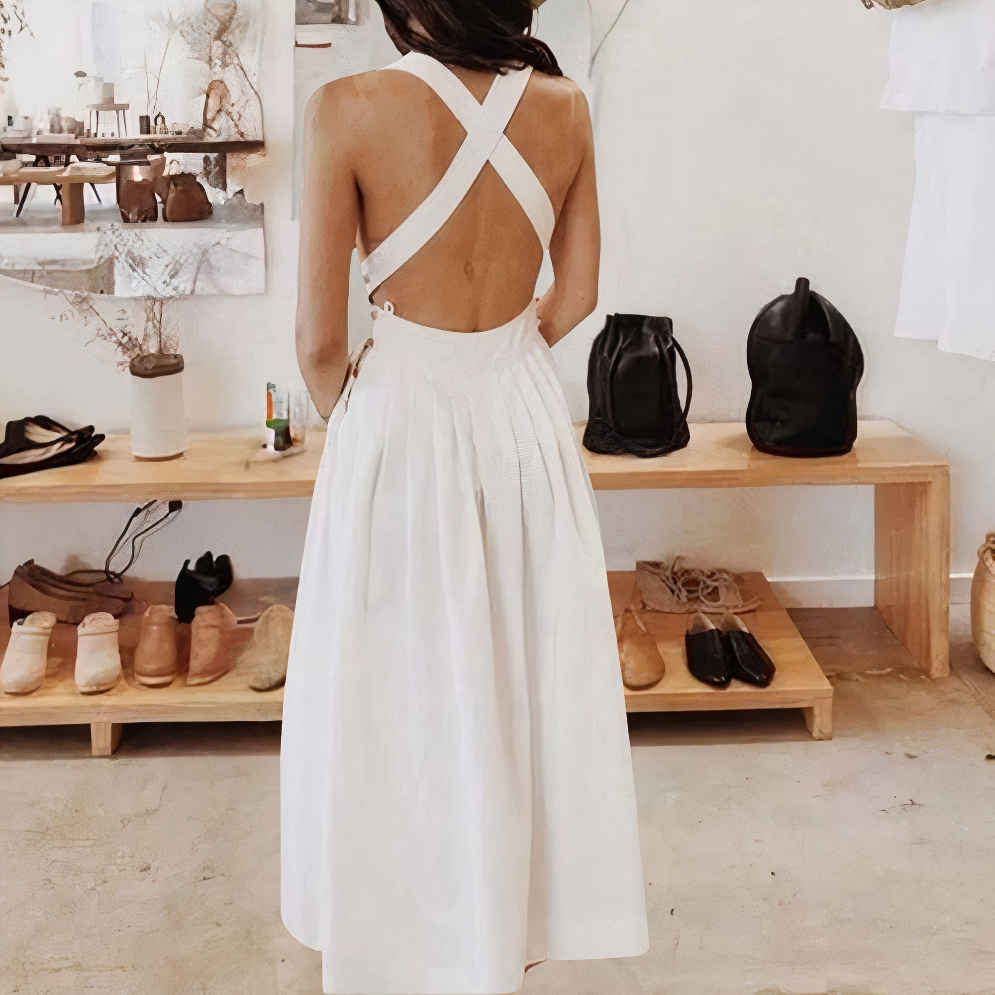 Ingrid Chic Summer Dress Elevated Occasion Wear