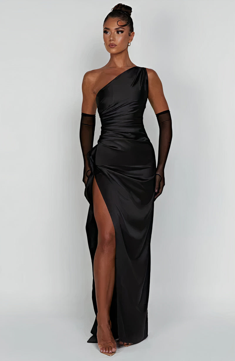 Antigona Timeless Cocktail Dress with One Shoulder Elevated Occasion Wear
