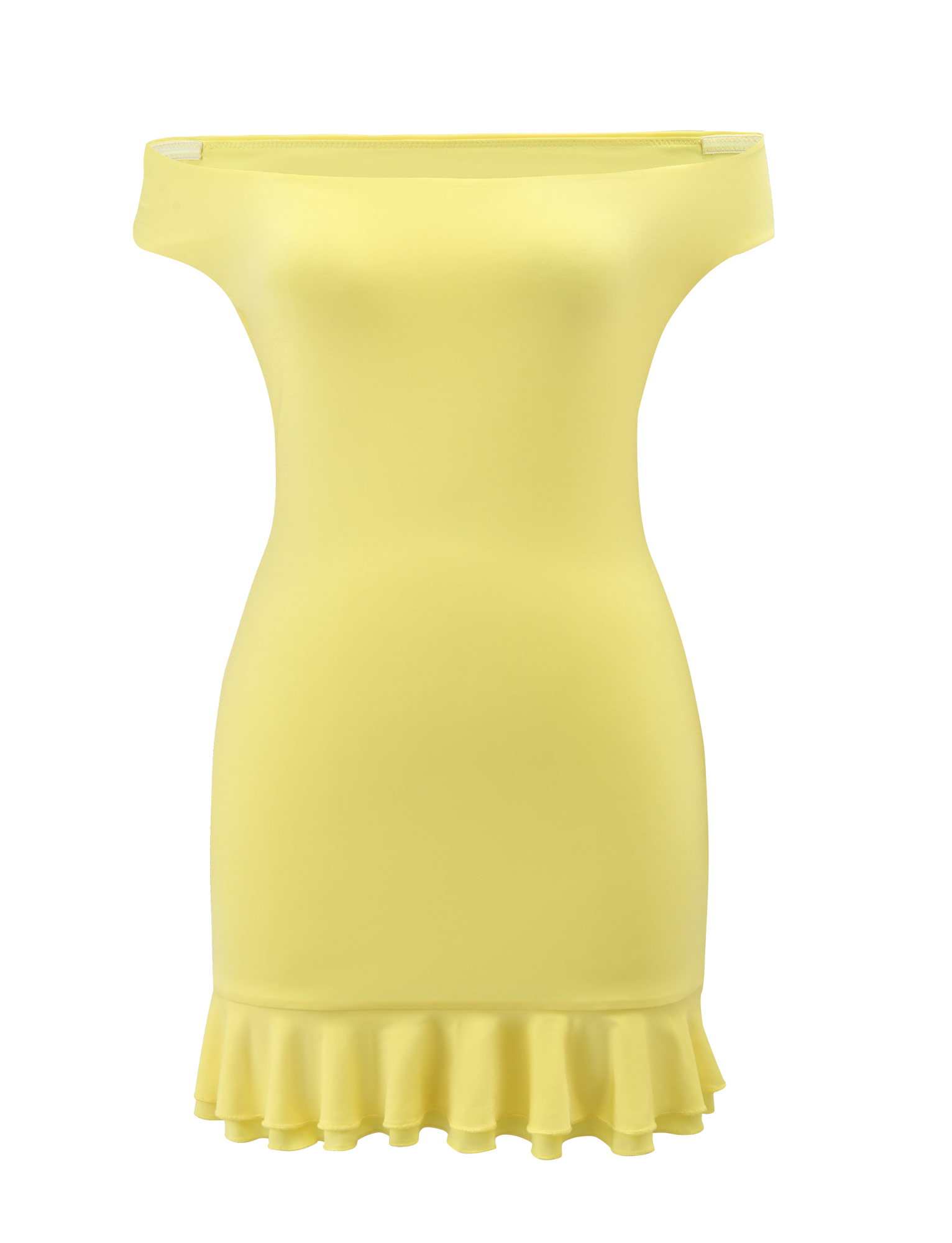 CLIA MINI DRESS - LEMON