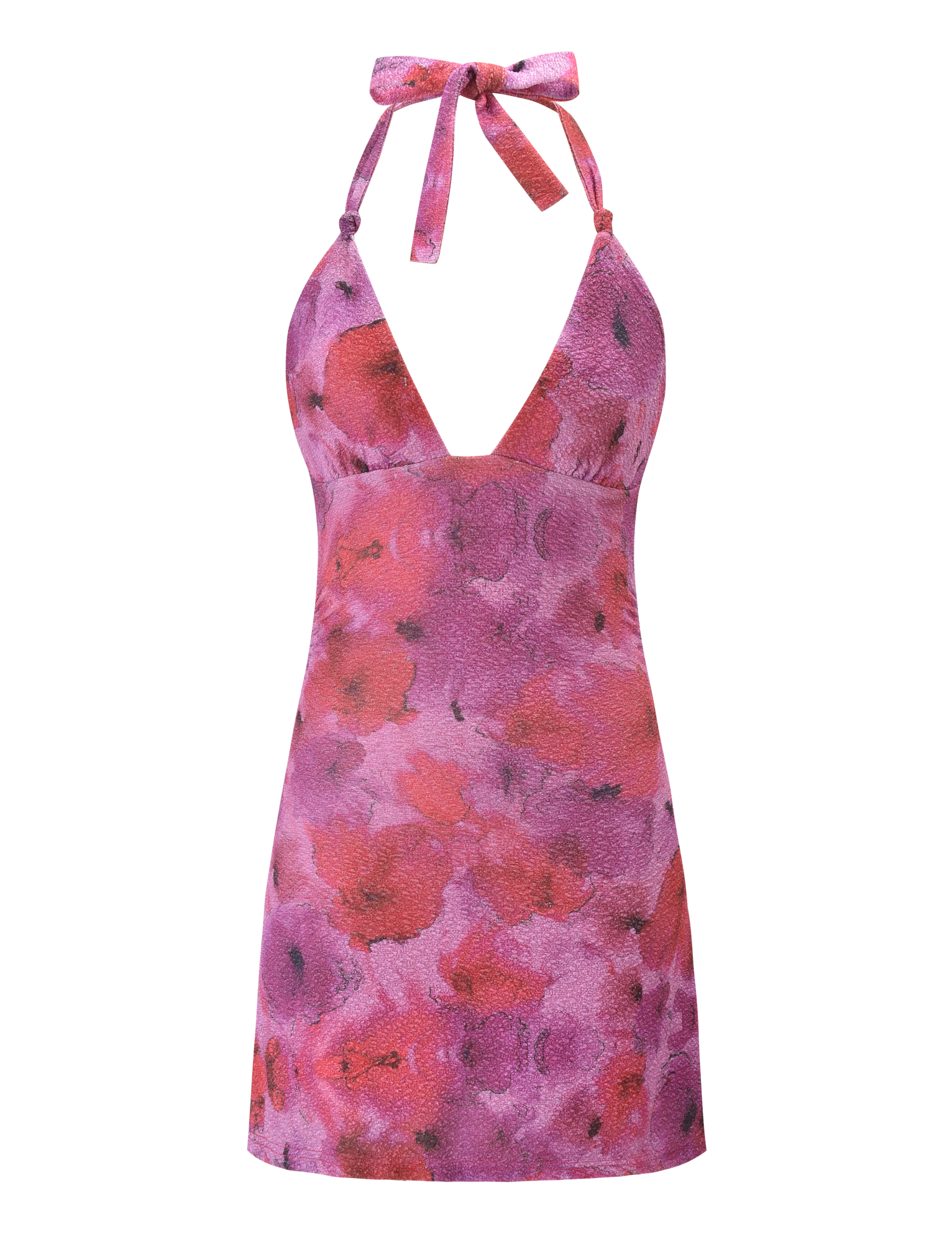 TALYN MINI DRESS - PINK SPARKLE FLORAL