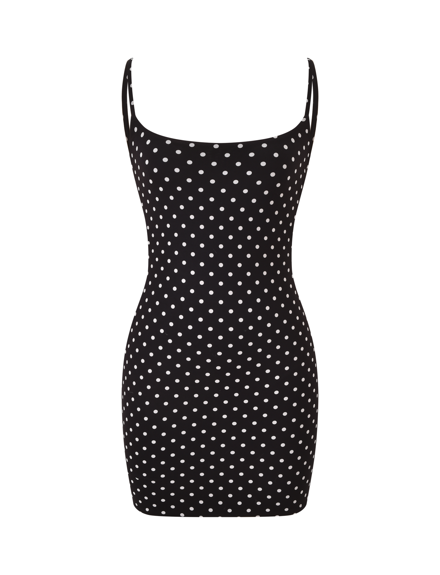 MINERVA MINI DRESS 2.0 - BLACK POLKA DOT