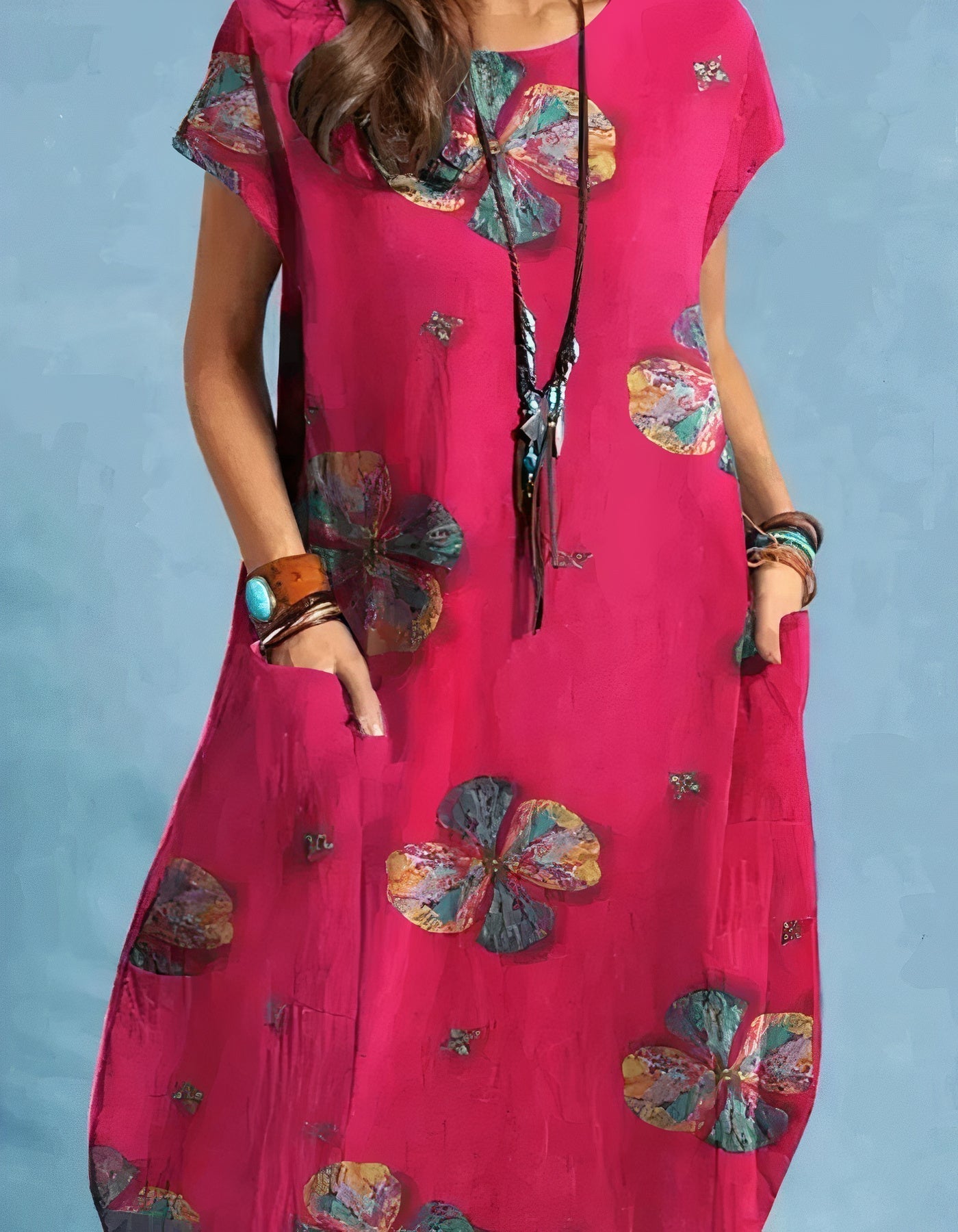 Oriana Timeless Vintage Style Midi Dress Premium Wardrobe Essential