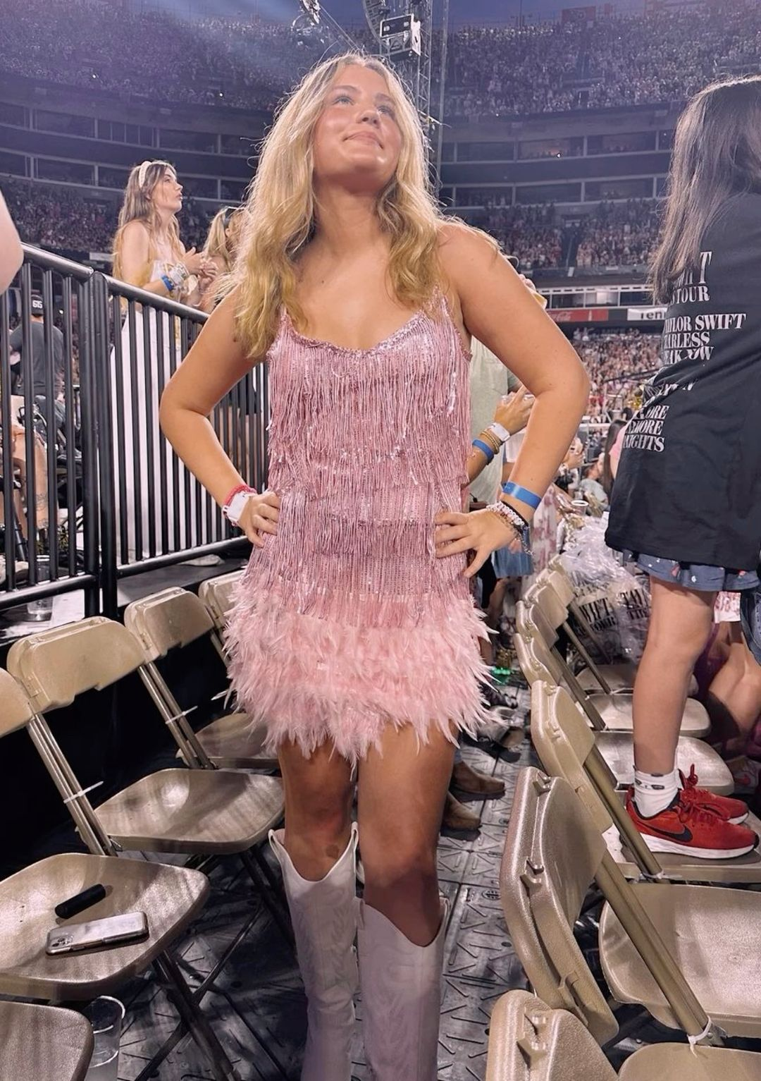 Women Sexy Feather Sparkly Tassel Dress Pink Sequin Fringe Dance Flapper Dress Summer Formal Dress,Pink Homecoming Dress ,Y2470 - VelvetHem
