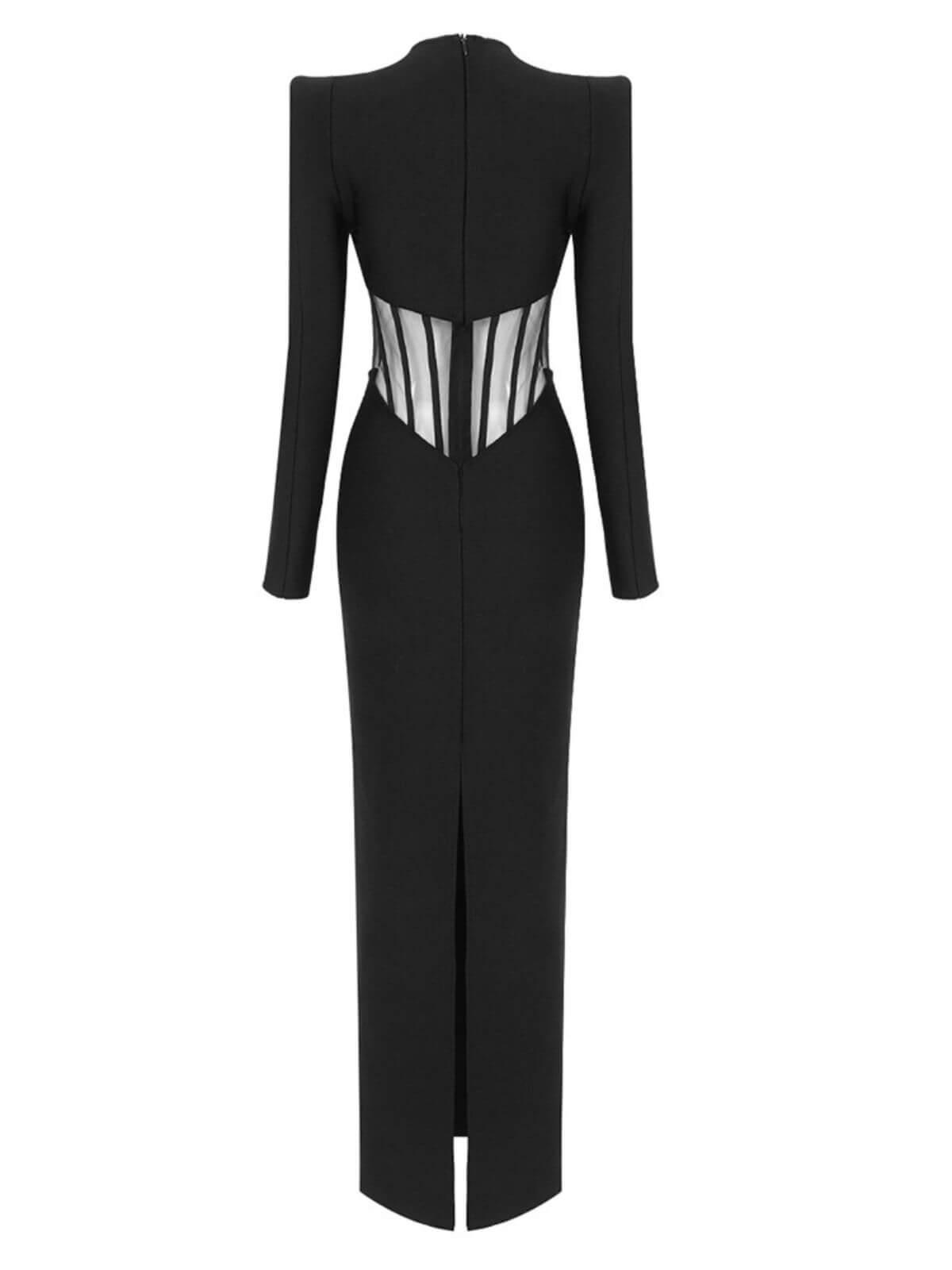 Thalassa Long Sleeve Bandage Dress