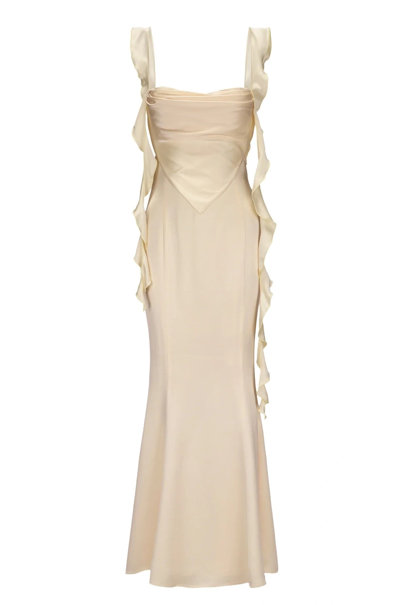 Lovely Mermaid Sweetheart Pink Long Prom Dress with Backless Ruffles