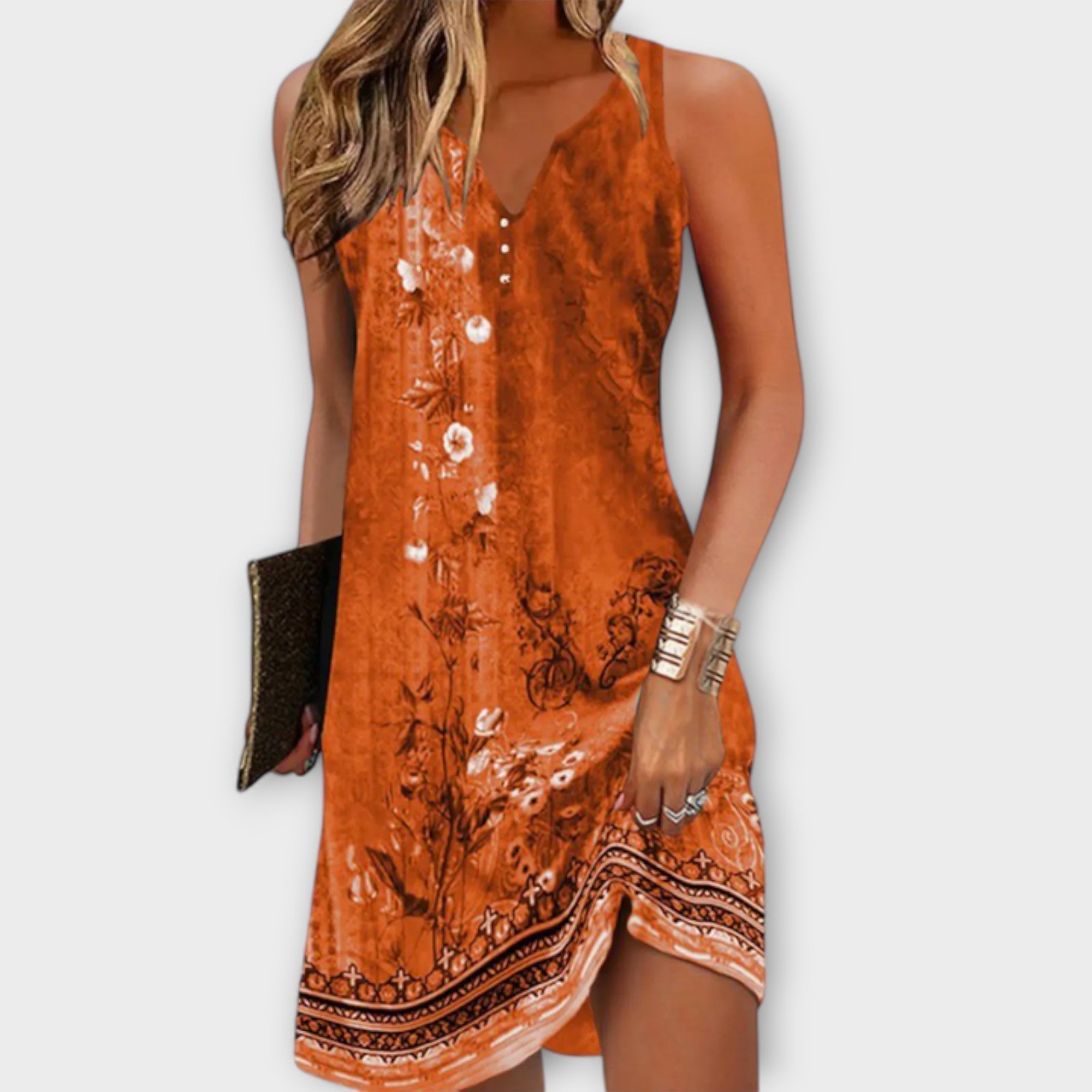 Yara Statement Women's Midi Dress Premium Wardrobe Essential