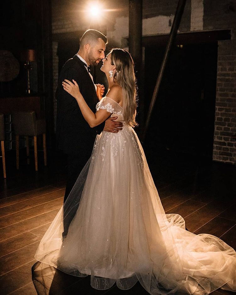Unique Off-the-shoulder Sleeveless Empire Beach Wedding Dress with Lace