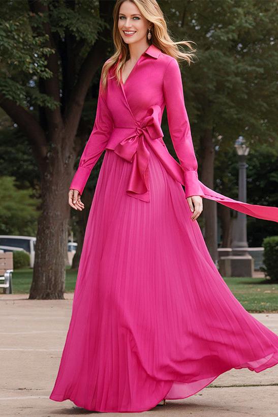 V Neck A Line Dress for the Mother of the Bride