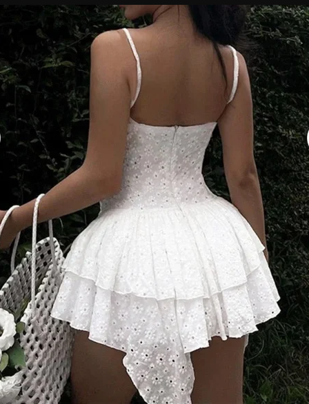 Sexy Off-Shoulder Mini Homecoming Dress Fashion White Sleeveless Lace A Line Birthday Outfits