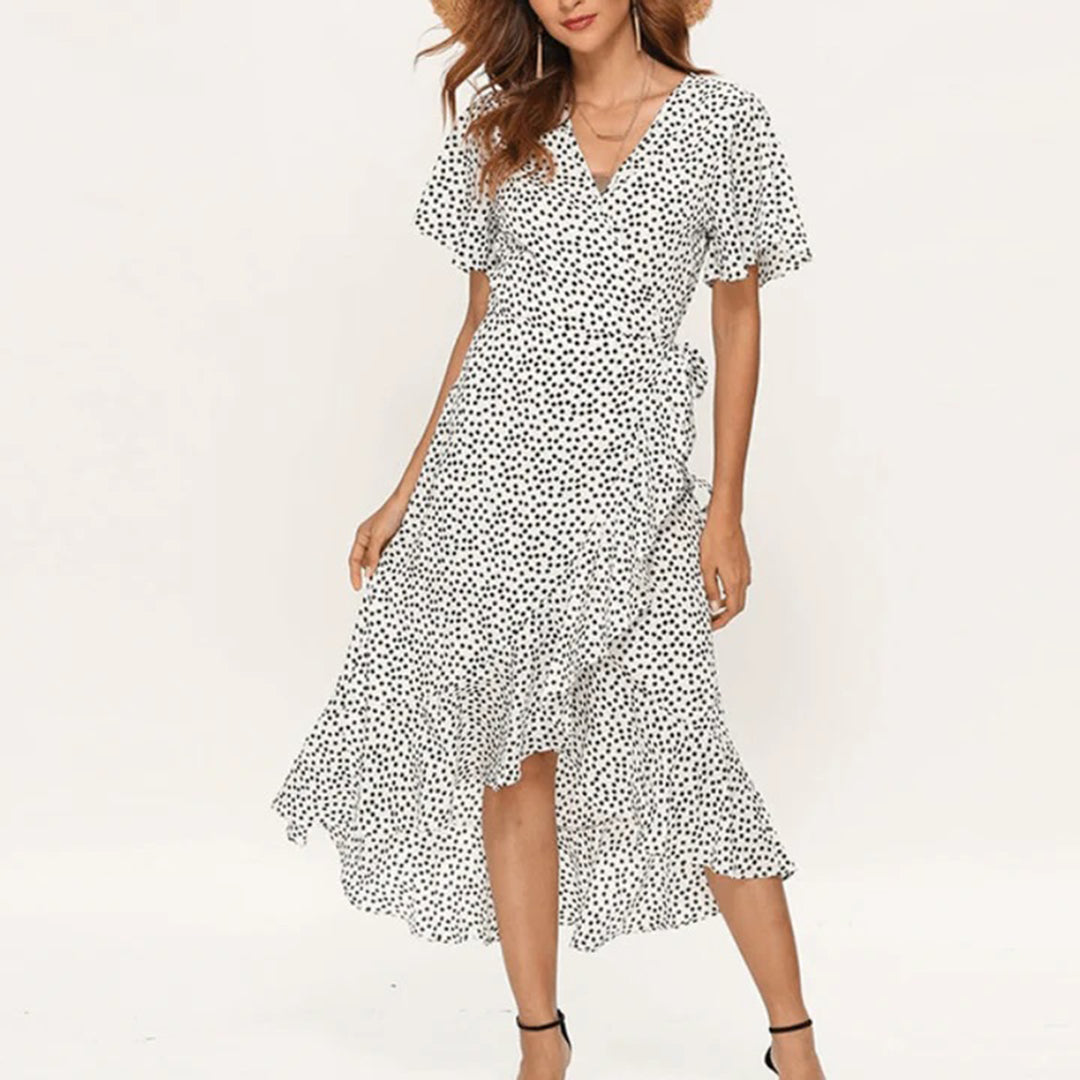 Nima Fashionable Wrap Dress for Women Streetwear Style