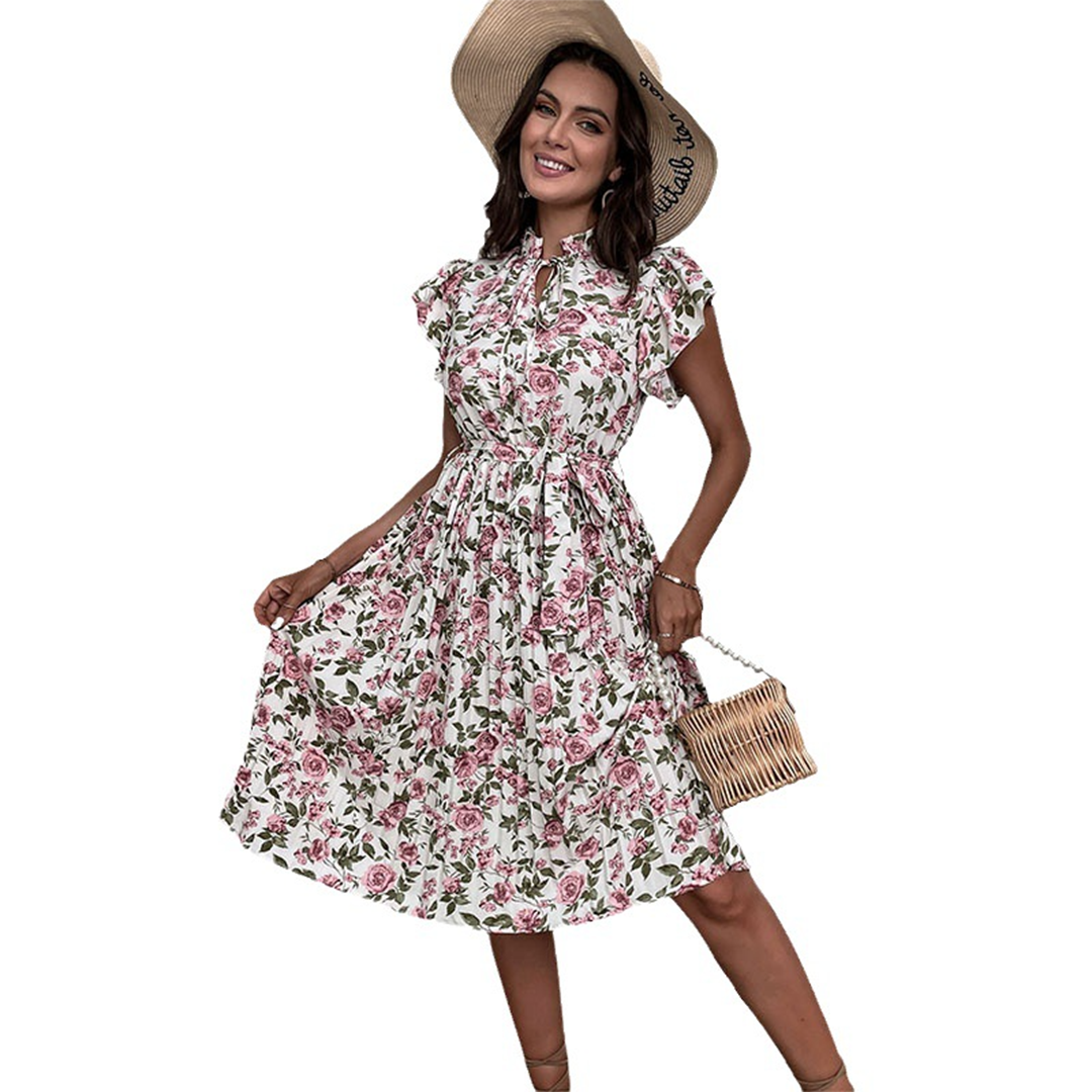 Natacha Stylish Floral Dress for Women Bold Statement Look