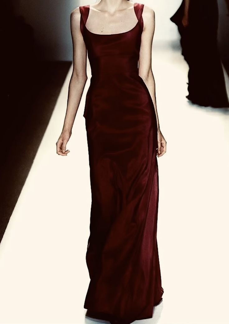 Elegant Satin Long Party Evening Dress - View 2 | VelvetHem