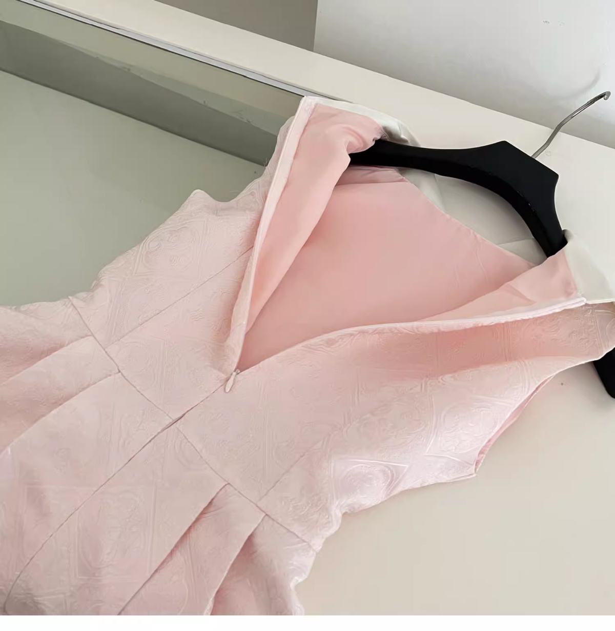 Elegant Pink A Line Birthday Dress Prom Dress - View 8 | VelvetHem