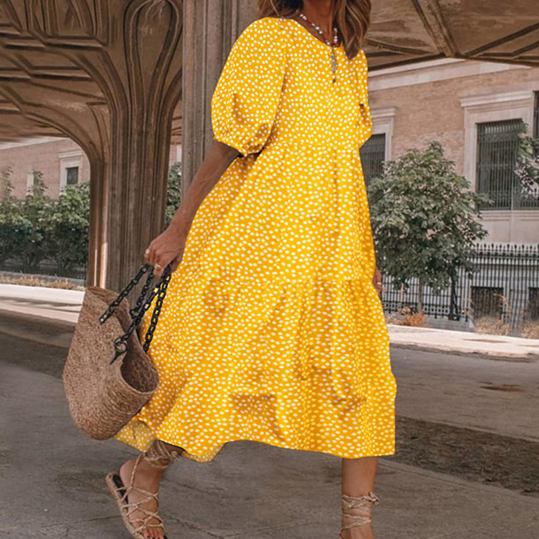 Osma Comfortable Midi Dress for Women Trendy Daily Look
